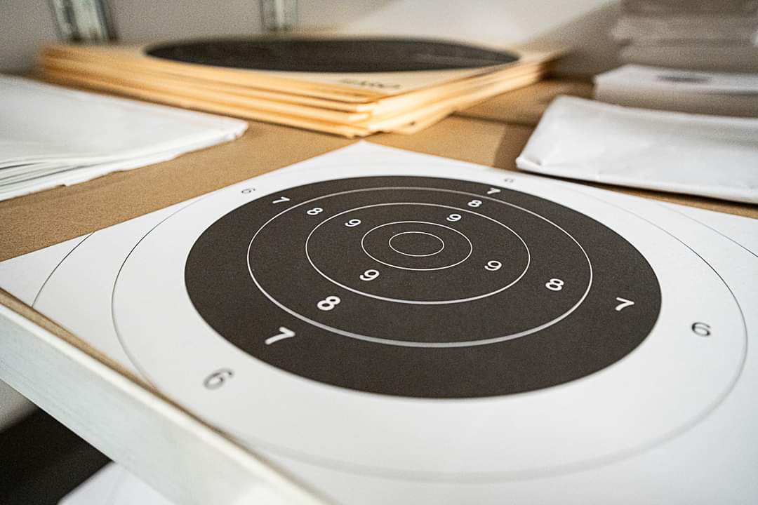 Nahaufnahme von Zielscheiben bei Shooting Point